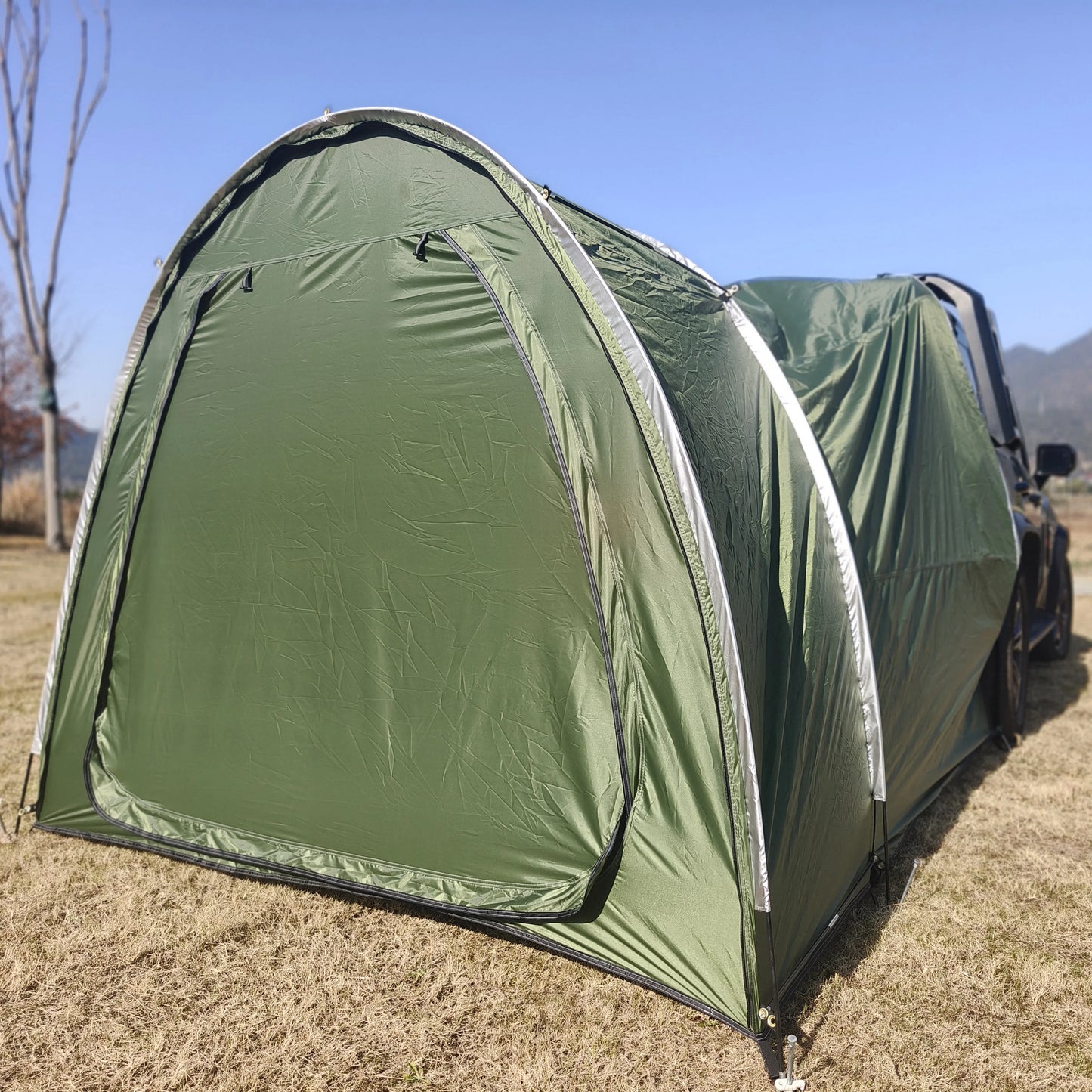 SUV Tent,2 Person Car Tent for Family, Waterproof & Windproof for Car Camping, Camping Tents with Storage Bag, SUV, Van,