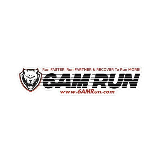 FREE 6AM Run Bumper Sticker