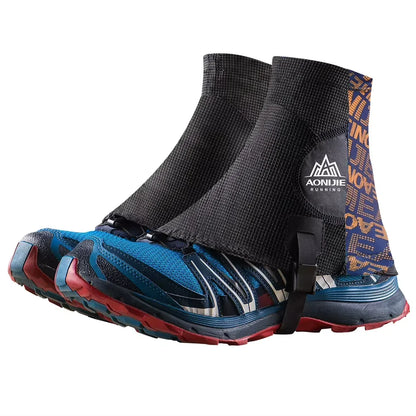AONIJIE E941 Outdoor Unisex High Running Trail Gaiters Protective Sandproof Shoe Covers For Triathlon Marathon Hiking Reflective