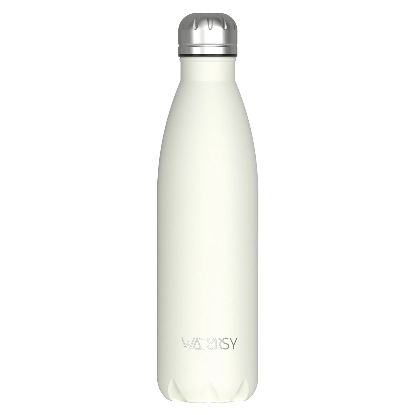 WATERSY 500ml Stainless Steel Water Bottle Insulated Vacuum Flask Double Wall Thermal Cup Keep Cold Hot Sports Kettle