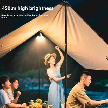 Portable Solar Camping Light Emergency LED Hanging Lamp Rechargeable Outdoor Tent Work Light with Digital Power Display