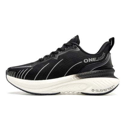 ONEMIX 21608A Trail Running Shoes For Men Blue Winter Lace Up Sports Shoes Women Non-slip Outdoor Athletic Warm Male Sneakers