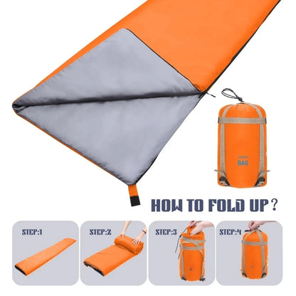 Camping supplies Ultra Lightweight Envelope Sleeping Bag for Adults Camping Hiking Beach Travel Compact Warm Sleep Mat 190x75cm