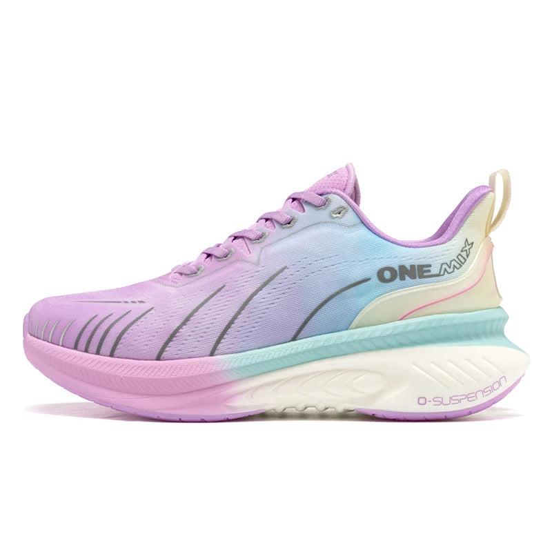 ONEMIX 21608A Trail Running Shoes For Men Blue Winter Lace Up Sports Shoes Women Non-slip Outdoor Athletic Warm Male Sneakers