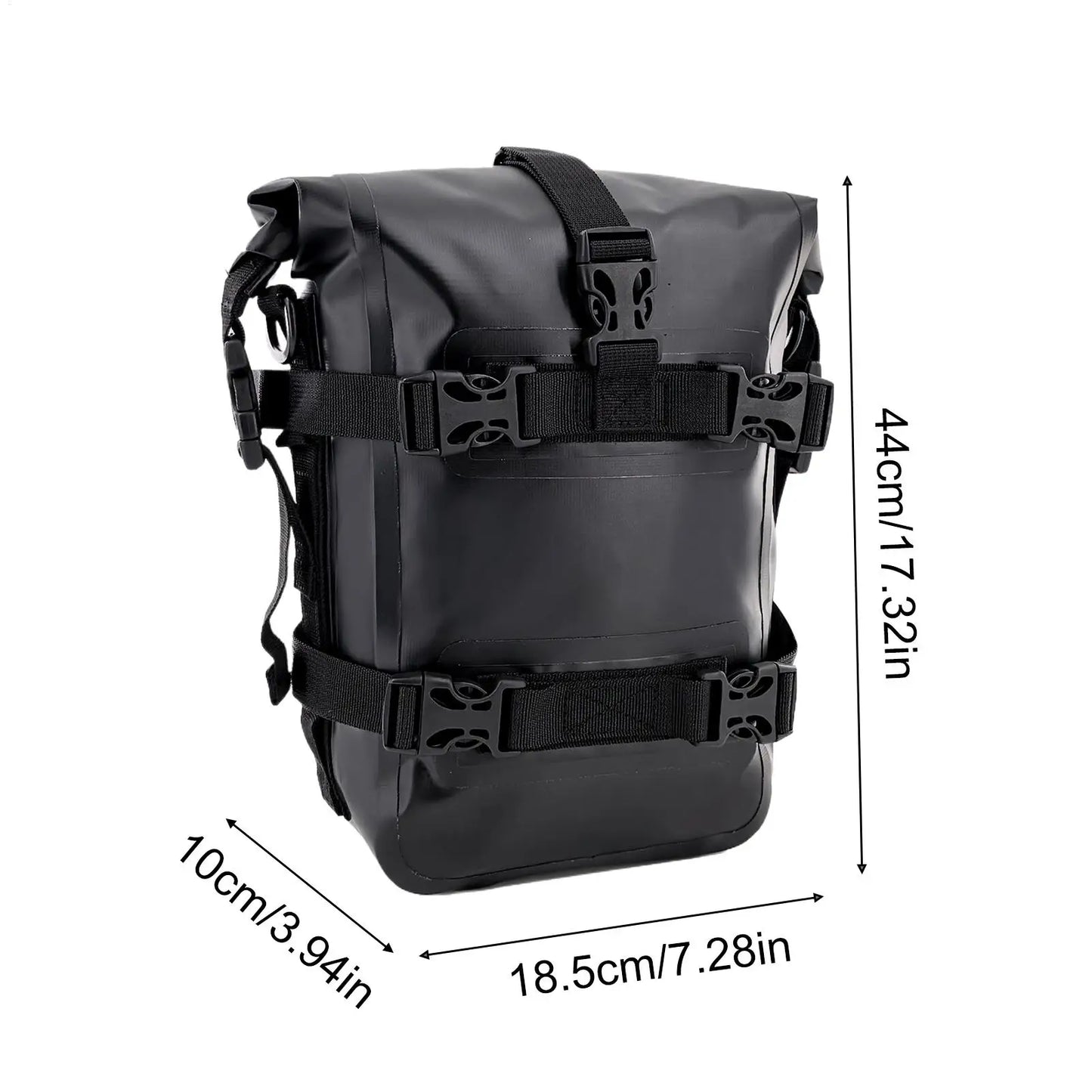 Motorcycle Tail Bag Weatherproof Motorbike Duffel Pannier Motorcycle Luggage Pack For Short Trips Travel Adventures Urban