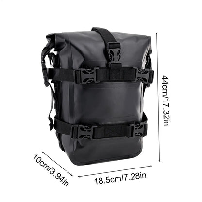 Motorcycle Tail Bag Weatherproof Motorbike Duffel Pannier Motorcycle Luggage Pack For Short Trips Travel Adventures Urban