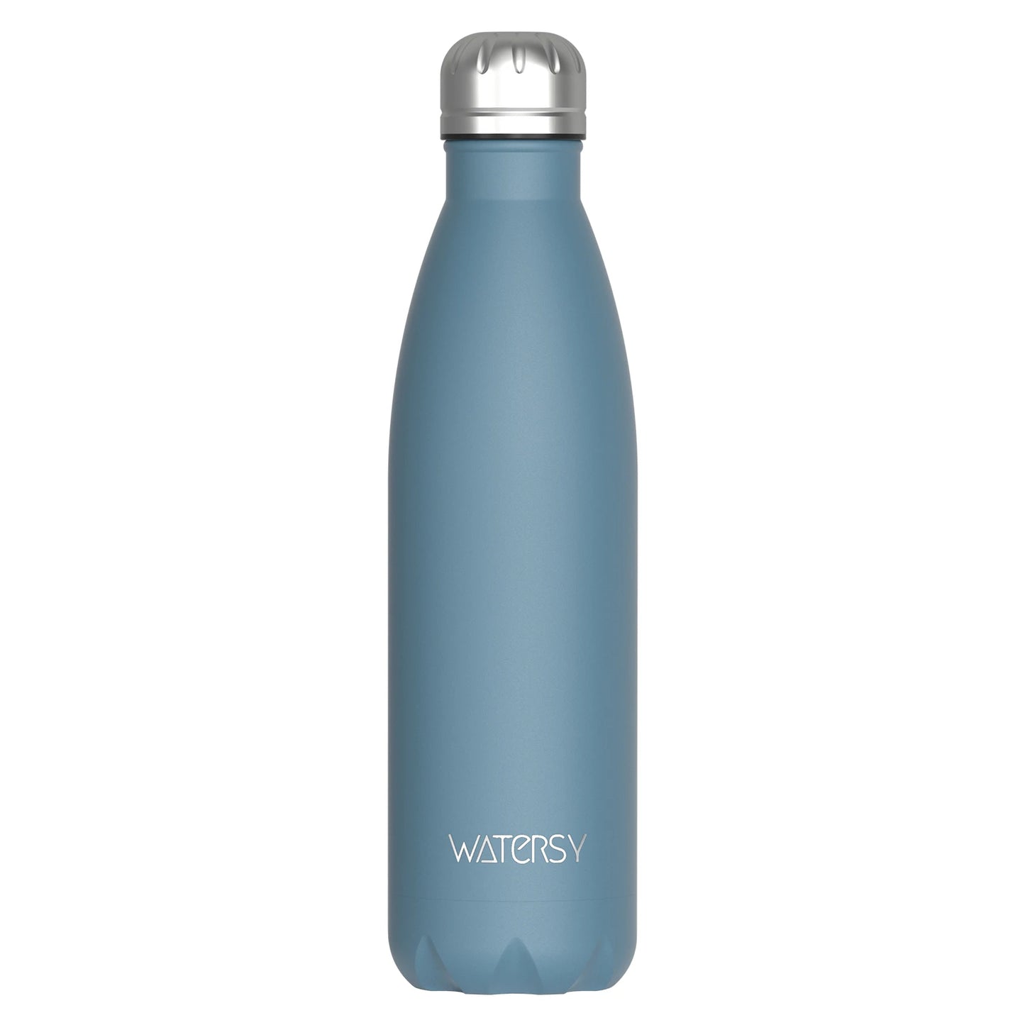 WATERSY 500ml Stainless Steel Water Bottle Insulated Vacuum Flask Double Wall Thermal Cup Keep Cold Hot Sports Kettle