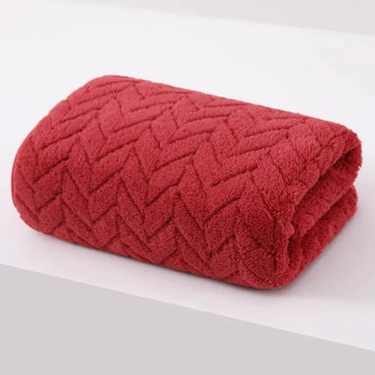 High quality thick coral velvet bath towels, soft and absorbent towels, sports beach towels for home and hotel use