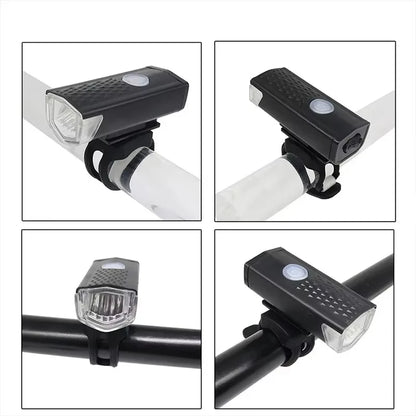 Ourdoor Bicycle Front Light Bright Bike Led Flashlight Bicycle Lantern USB Rechargeable MTB Bike Rear Lamp For Cycling Headlight