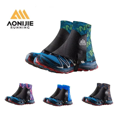 AONIJIE E941 Outdoor Unisex High Running Trail Gaiters Protective Sandproof Shoe Covers For Triathlon Marathon Hiking Reflective