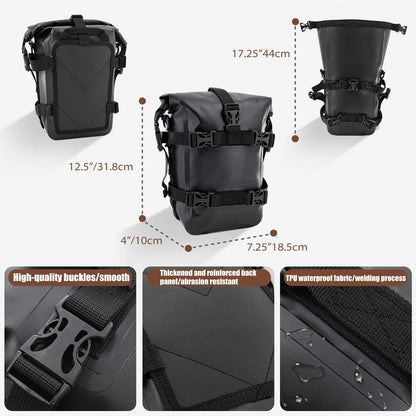 Motorcycle Tail Bag Weatherproof Motorbike Duffel Pannier Motorcycle Panniers Bags For Short Trips Travel Adventures Urban