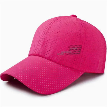 Summer Outdoor Sports Cap Golf Fishing Hat Quick Drying Sun Hat Adjustable Unisex Baseball Cap for Men Women