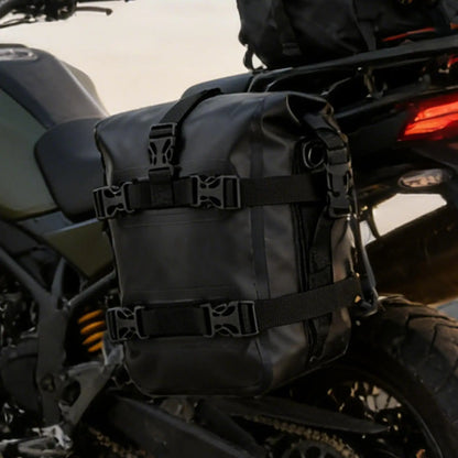 Motorcycle Tail Bag Weatherproof Motorbike Duffel Pannier Motorcycle Luggage Pack For Short Trips Travel Adventures Urban
