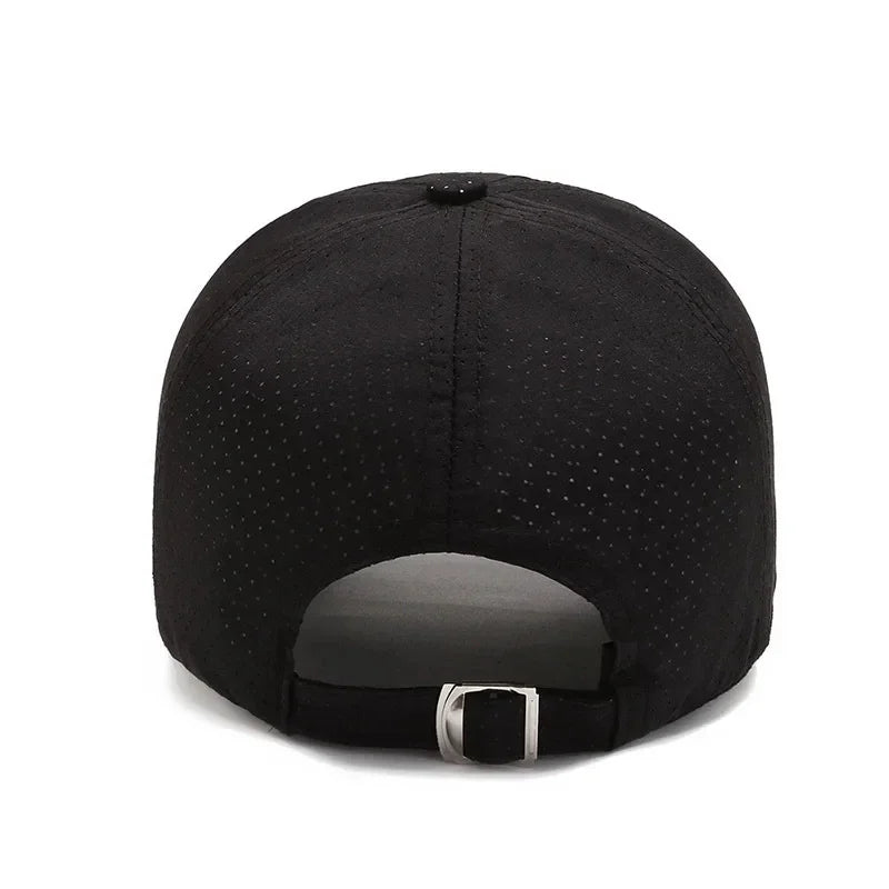 Summer Outdoor Sports Cap Golf Fishing Hat Quick Drying Sun Hat Adjustable Unisex Baseball Cap for Men Women