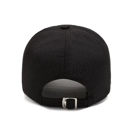 Summer Outdoor Sports Cap Golf Fishing Hat Quick Drying Sun Hat Adjustable Unisex Baseball Cap for Men Women