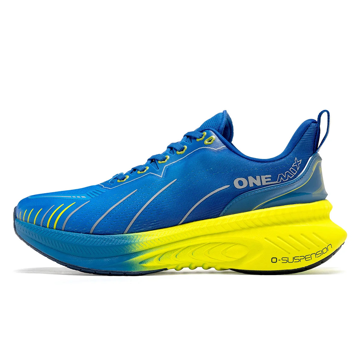 ONEMIX 21608A Trail Running Shoes For Men Blue Winter Lace Up Sports Shoes Women Non-slip Outdoor Athletic Warm Male Sneakers