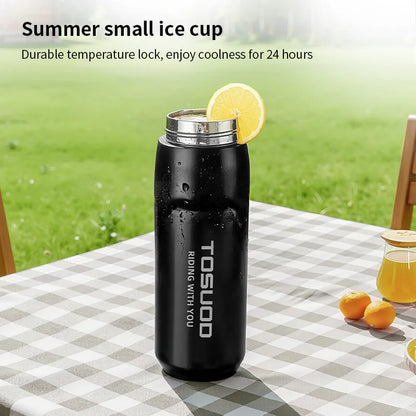 TOSUOD Stainless Steel Insulated Water Cup 550ML 304 Steel Cycling Water Kettle Easy To Carry Keep Warm And Cold Bottle