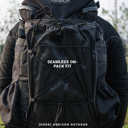 [HODRGEAR] Moudlar Kangaroo Pouch Backpack Expansion 6L Ultralight 58g Gridstop for Hiking Trekking UL Gear Beaver Tail