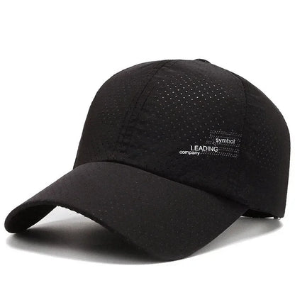 Summer Outdoor Sports Cap Golf Fishing Hat Quick Drying Sun Hat Adjustable Unisex Baseball Cap for Men Women