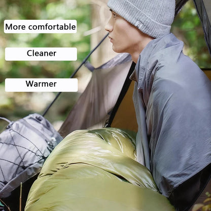 TRALOW Ultralight Adult Sleeping Bag Liner,Compact Travel Sleep Sack -Washable,Portable & Comfortable for Outdoor,Hotel,Hiking
