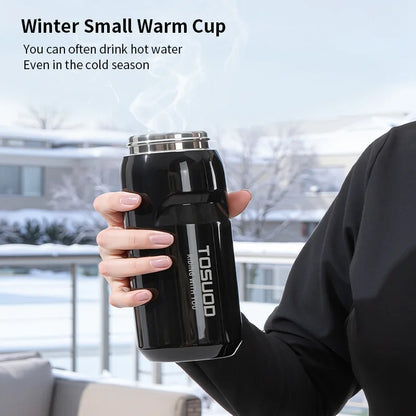 TOSUOD Stainless Steel Insulated Water Cup 550ML 304 Steel Cycling Water Kettle Easy To Carry Keep Warm And Cold Bottle