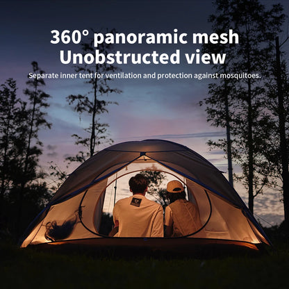 Naturehike Cloud River 2 3 Person Tent Double Layer Waterproof Camping Tents Ultralight Outdoor Large Vestibule Sun Shelter Tent
