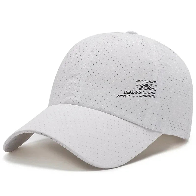 Summer Outdoor Sports Cap Golf Fishing Hat Quick Drying Sun Hat Adjustable Unisex Baseball Cap for Men Women