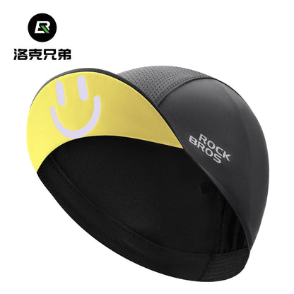 ROCKBROS Cycling Caps Polyester Bicycle Quick Dry Sports Hats Summer UV Protection Bike Balaclava Unisex Size Breathable Hat