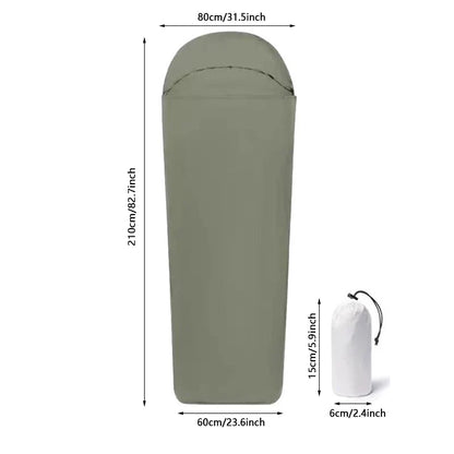 TRALOW Ultralight Adult Sleeping Bag Liner,Compact Travel Sleep Sack -Washable,Portable & Comfortable for Outdoor,Hotel,Hiking