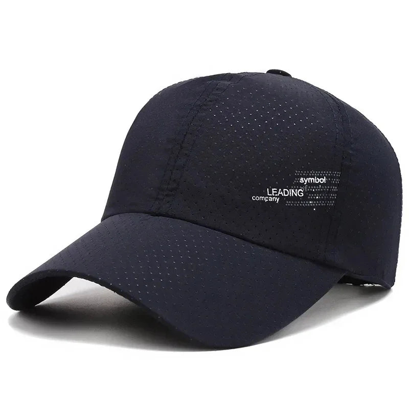 Summer Outdoor Sports Cap Golf Fishing Hat Quick Drying Sun Hat Adjustable Unisex Baseball Cap for Men Women