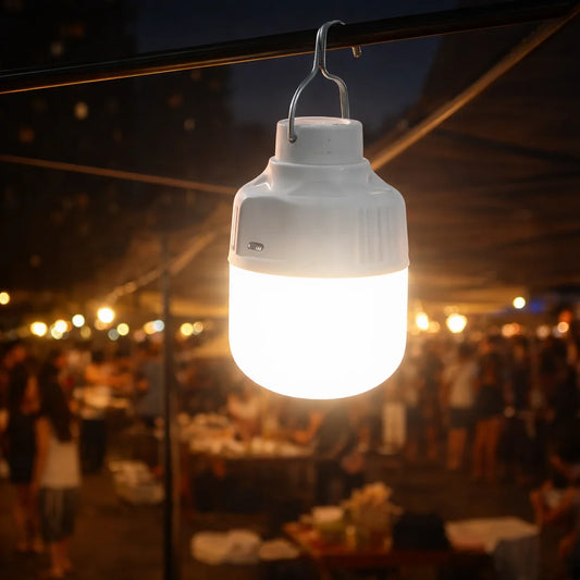 USB Rechargeable LED Camping Lantern High Brightness Portable Outdoor Light Emergency Tent Lamp for Fishing Hiking Night Use