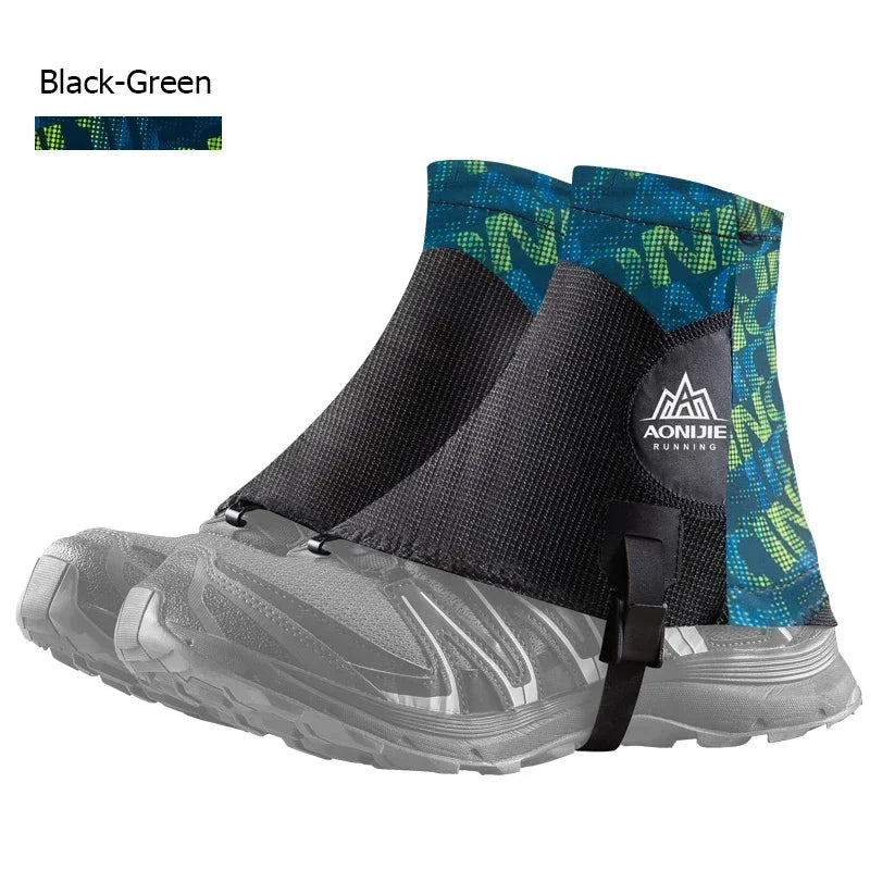 AONIJIE E941 Outdoor Unisex High Running Trail Gaiters Protective Sandproof Shoe Covers For Triathlon Marathon Hiking Reflective