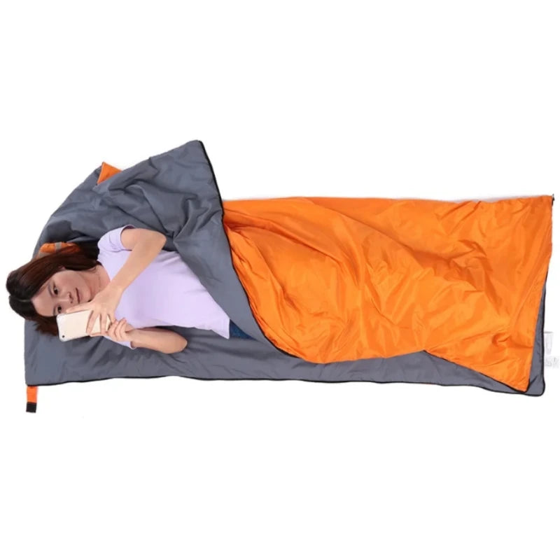 Camping supplies Ultra Lightweight Envelope Sleeping Bag for Adults Camping Hiking Beach Travel Compact Warm Sleep Mat 190x75cm