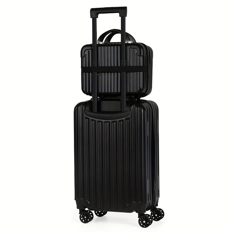 2-Piece Spinner Luggage Set – 20” Carry-On & 14” Crossbody Handbag